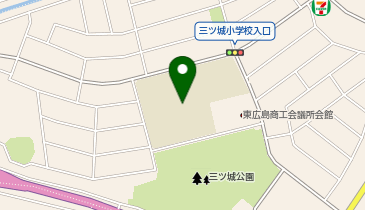 三ッ城小学校の地図画像