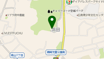 空城山公園の地図画像