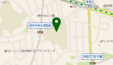 府中町立府中中央小学校グラウンドの地図画像
