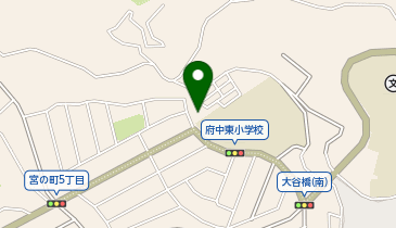 府中東地区センターの地図画像