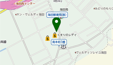 フジ海田店の地図画像