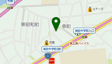 海田児童館の地図画像