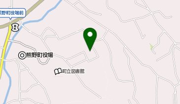 熊野町公民館の地図画像