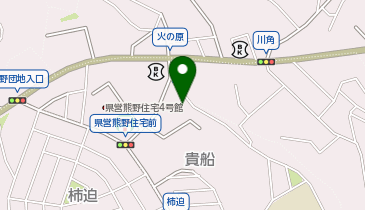 熊野西ふれあい館の地図画像