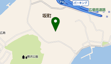横浜西津波災害一時避難所の地図画像