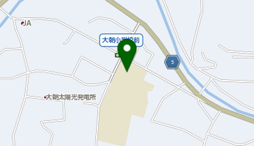 大朝小学校グラウンドの地図画像