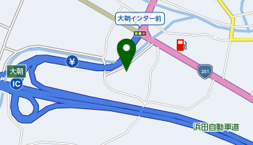 大朝インター駐車場の地図画像