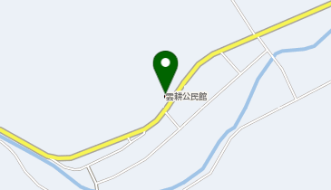 雲耕公民館の地図画像