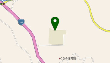 来見小学校体育館の地図画像