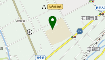 大殿小学校校舎の地図画像