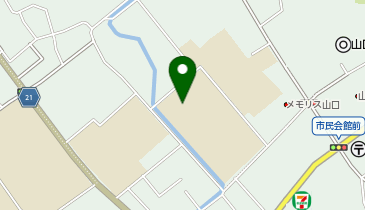 白石小学校校舎の地図画像