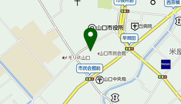 山口市民会館の地図画像