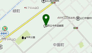 山口情報芸術センターの地図画像