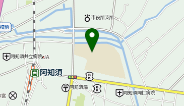 阿知須小学校校舎の地図画像