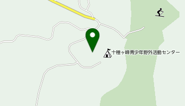 十種ヶ峰青少年自然の家体育館の地図画像