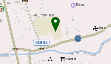 椿東小学校体育館の地図画像