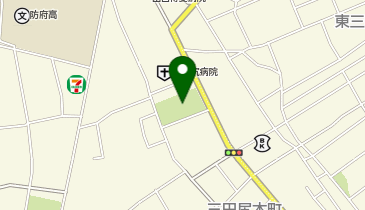 三田尻御茶屋公園の地図画像