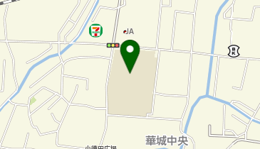 華城小学校の地図画像