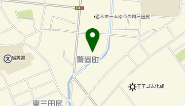 勝間公民館の地図画像