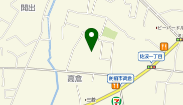 西佐波保育園の地図画像