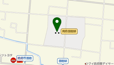 周防国衙跡の地図画像