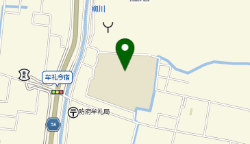 牟礼南小学校の地図画像