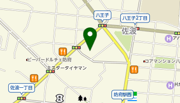佐波公民館の地図画像