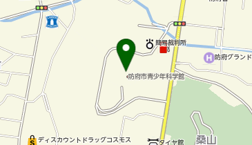 防府市青少年科学館ソラールの地図画像