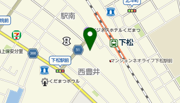 下松市駅南市民交流センター(きらぼし館)の地図画像
