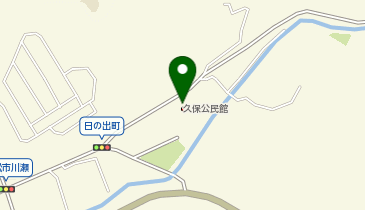 久保公民館の地図画像