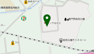 ながと総合体育館の地図画像