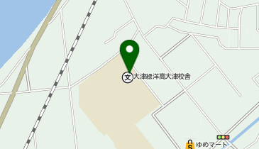 山口県立大津緑洋高等学校 大津校舎(屋内運動場)の地図画像