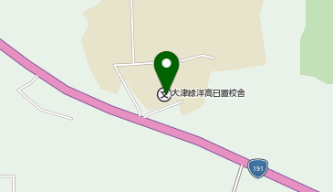 山口県立大津緑洋高等学校 日置校舎(屋内運動場)の地図画像