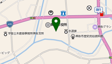 美祢市民会館の地図画像