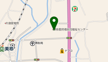 美祢勤労者総合福祉センターの地図画像
