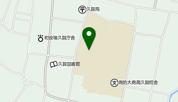 周防大島中学校の地図画像