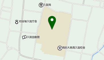 周防大島中学校体育館の地図画像