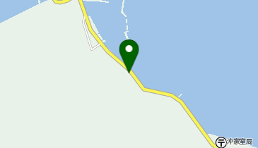 沖家室公民館の地図画像