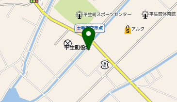 平生まち・むら地域交流センターの地図画像