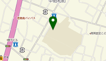 富田中学校の地図画像