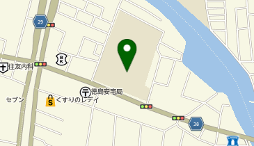 城東中学校の地図画像