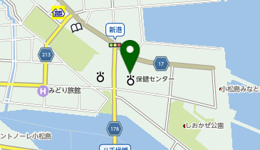 保健センター・ミリカホールの地図画像