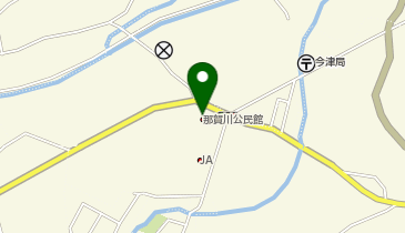 那賀川公民館2階の地図画像