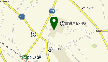 富岡東高等学校羽ノ浦校体育館の地図画像