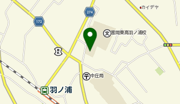富岡東高等学校羽ノ浦校部室棟の地図画像