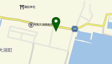 大潟会館の地図画像