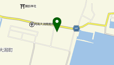 大潟会館の地図画像