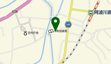 川島公民館の地図画像