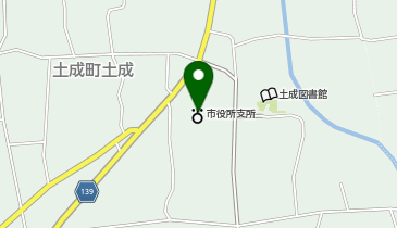 土成コミュニティセンターの地図画像