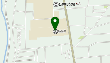名西高校の地図画像